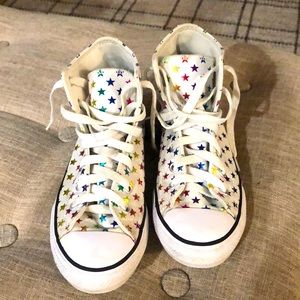 Girls' Converse Chuck Taylor All Star Archive Foil Star Print